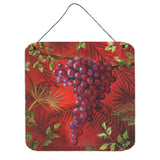 Caroline'S Treasures Sicillian Grapes By Malenda Trick Wall Or Door Hanging Prints Tmtr0153Ds66, 6Hx6W, Multicolor
