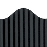 Trim-Eze Corrugated Border, Black, 2.25 x 50