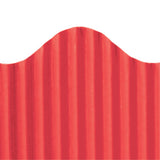 Trim-Eze Corrugated Border, Red, 2.25 x 50