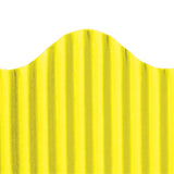 Trim-Eze Corrugated Border, Yellow, 2.25 x 50