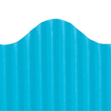 Trim-Eze Corrugated Border, Brite Blue, 2.25 x 50