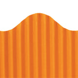 Trim-Eze Corrugated Border, Orange, 2.25 x 50