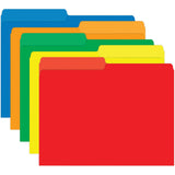 Mini File Folders, Primary Colors, 25/pkg