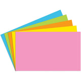 Index Cards Blank 3 x 5, Brite Assorted, Pack of 100