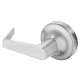 Commercial Augusta Active Lever Passage Rose Exit Device Trim Satin Chrome