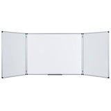 Industrial Trio Dry-Erase Board, Cork Outside/Magnetic Dry-Erase Surface Inside