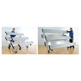 3 Row 15' Tip N Roll Bleacher (Seats 30) (Ea)