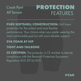 TSG - Protective Shorts - Crash Pant All Terrain - Black
