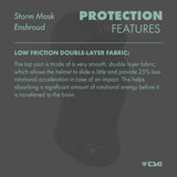 TSG - Apparel - Storm Mask Enshroud, Black-Tin, One Size