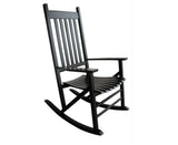 Heartland Rocker- 5 Slat Black
