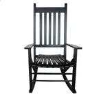 Heartland Rocker- 5 Slat Black