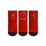 Tampa Bay Buccaneers - Number 1 Fan 3-Pack (Toddler)