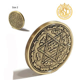 Kabbalah Talisman Coin – 72 Names of God – Twelve Angels