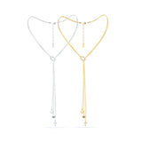 Trinity Necklace -Three Chains with Cross, Heart, and Anchor Charms