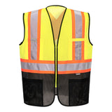 Hi Vis Back Contrast Executive Vest