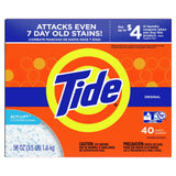 Tide Powder Laundry Detergent, Original Scent, 44 Loads, 56 Oz