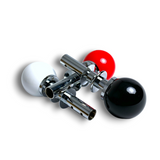 JSD Automatic Shifter Handle for 2015-2025 Mustang; Red (NOT COMPATIBLE FOR GT350 & GT500)
