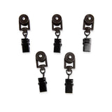 Sliders For Ch Track / Cordless Traverse Rod (Set Of 10) - Black