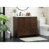 36 Inch Single Bathroom Vanity In Expresso