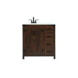32 Inch Single Bathroom Vanity In Expresso
