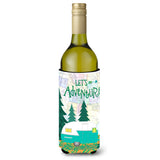 Caroline'S Treasures Let'S Adventure Glamping Trailer Wine Bottle Koozie Hugger, 750Ml, Multicolor