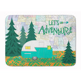 Caroline'S Treasures Let'S Adventure Glamping Trailer Floor Mat, 19 X 27, Multicolor