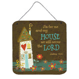 Caroline'S Treasures As For Me And My House Wall Or Door Hanging Prints Vha3005Ds66, 6 X 6, Multicolor
