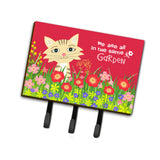 Caroline'S Treasures Garden Cat Leash Or Key Holder Vha3009Th68, Triple, Multicolor