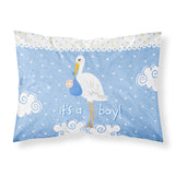 Caroline'S Treasures It'S A Baby Boy Fabric Standard Pillowcase Printed, Polyester Envelope Closure Pillowcase, Standa
