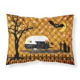 Caroline'S Treasures Halloween Vintage Camper Printed, Polyester, 250 Thread Count, Envelope Closure Pillowcase, Standard, Mul