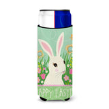 Caroline'S Treasures Easter Bunny Rabbit Michelob Ultra Hugger For Slim Cans, Slim Can, Multicolor