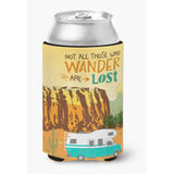 Caroline'S Treasures Rv Camper Camping Wander Can Or Bottle Hugger, Can Hugger, Multicolor