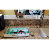 Caroline'S Treasures Merry Christmas Dachshund Dish-Drying-Mats, 14 X 21, Multicolor