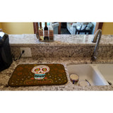 Caroline'S Treasures Day Of The Dead Dish-Drying-Mats, 14 X 21, Multicolor