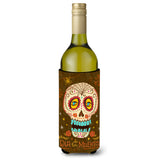 Caroline'S Treasures Day Of The Dead Wine Bottle Insulator Hugger Cold-Beverage-Koozies, Literk, Multicolor