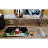 Caroline'S Treasures Santa Claus Christmas Dish-Drying-Mats, 14 X 21, Multicolor