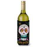 Caroline'S Treasures Happy Halloween Day Of The Dead Wine Bottle Insulator Hugger Cold-Beverage-Koozies, Literk, Multicolor