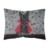 Caroline'S Treasures Halloween Vampire Scottie Fabric Standard Pillowcase, Multicolor