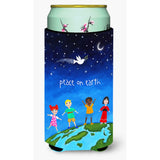 Caroline'S Treasures Peace On Earth Tall Boy Insulator Hugger Cold-Beverage-Koozies, Tbc, Multicolor