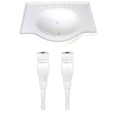 Fauceture Vpb1318 Templeton 31 X 22 Ceramic Console Sink, White