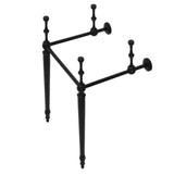Kingston Brass VPB30160 Edwardian Brass Console Sink Legs, Matte Black