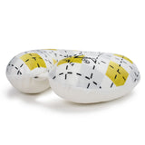 19V69 Italia Slumber Memory Foam Travel Neck Pillow (Argyle)