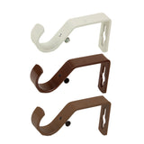 1 Inch Metal Bracket (Pair) - Pearl White