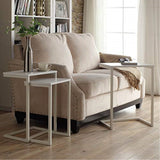 Addison Nesting Table Set, White