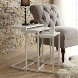 Addison Nesting Table Set, White