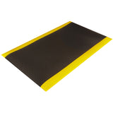 Wear- Tuff-Spun Diamond-Surface 3'x5' Black w/Yellow