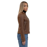 Sara Women's Classic Leather Jacket