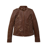 Alessandra Women's Lambskin Moto Jacket
