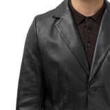 Dom Men's Leather Blazer