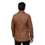 Dom Men's Leather Blazer
